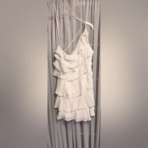 Billy J Chic White Layered Mini Cassidi Dress Size 14 New